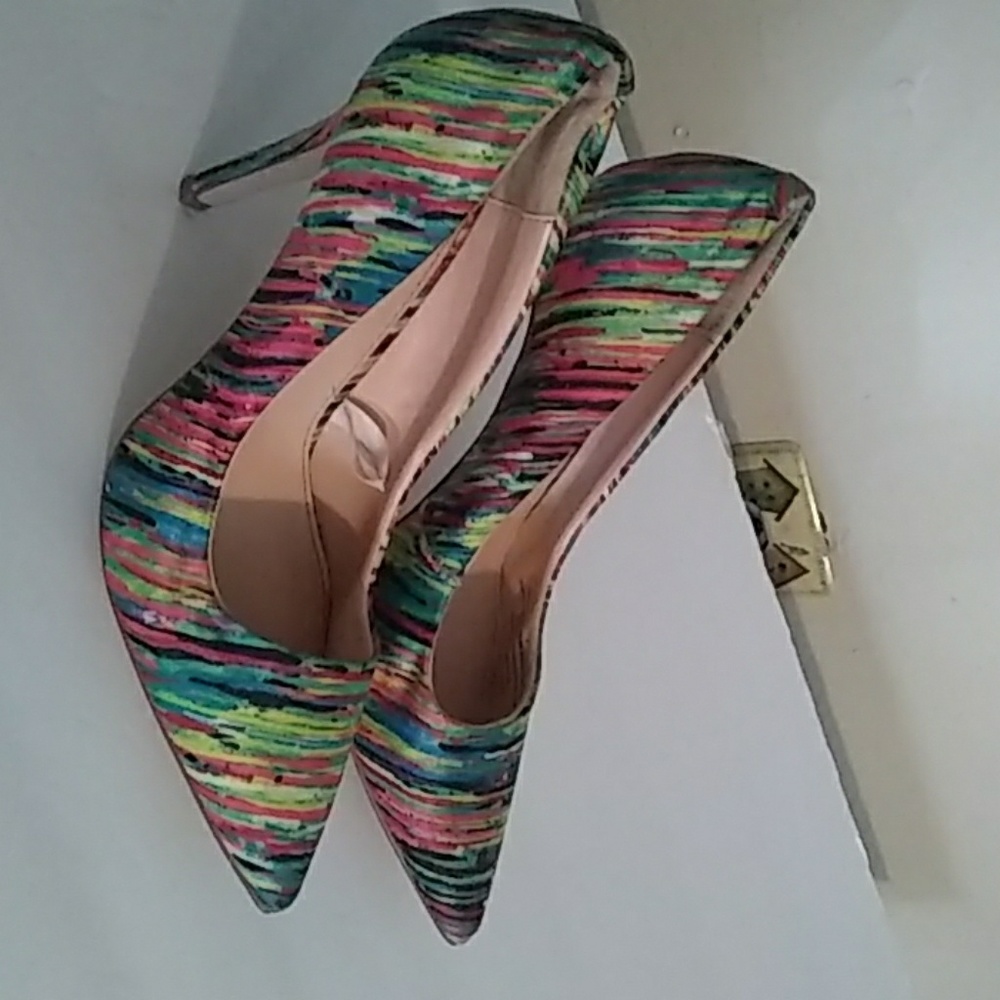 Prabal hiring multi colored size 8 heels